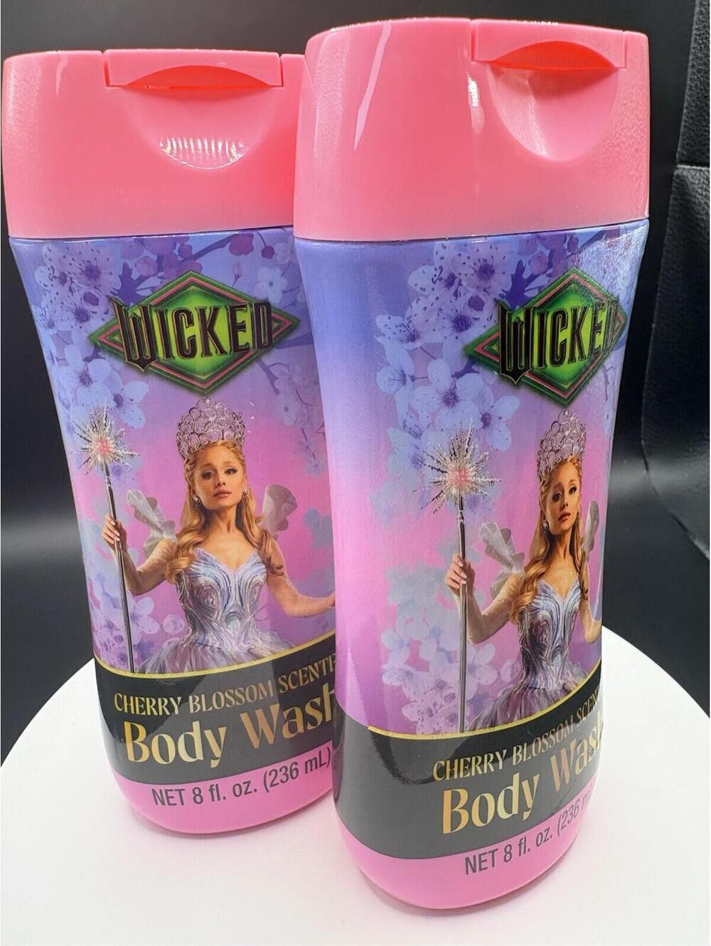SET OF 2 Universal Wicked Cherry Blossom Scented Body Wash Liquid Unisex 8 fl oz